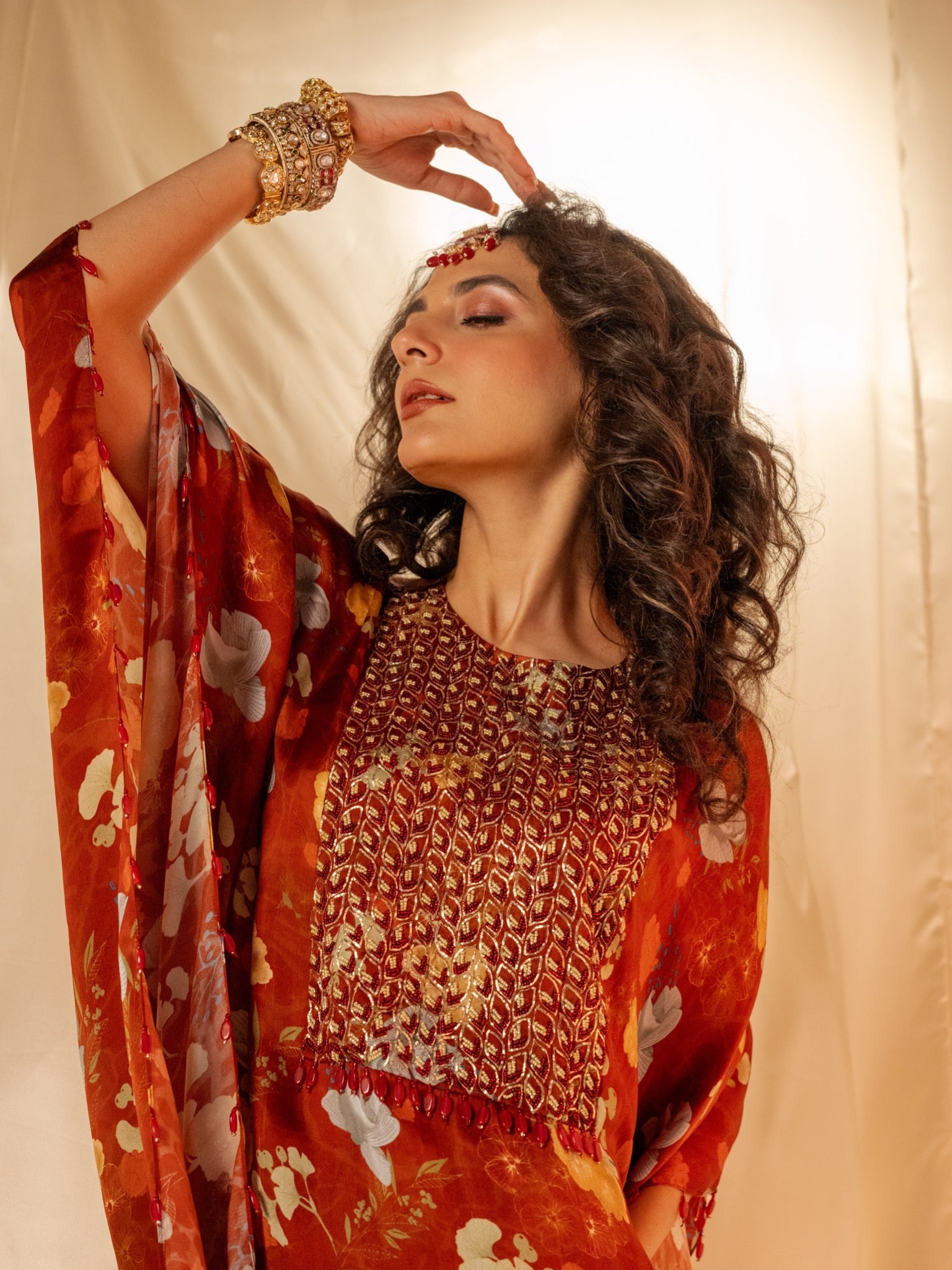 Bahaar Kaftan Kurta Set