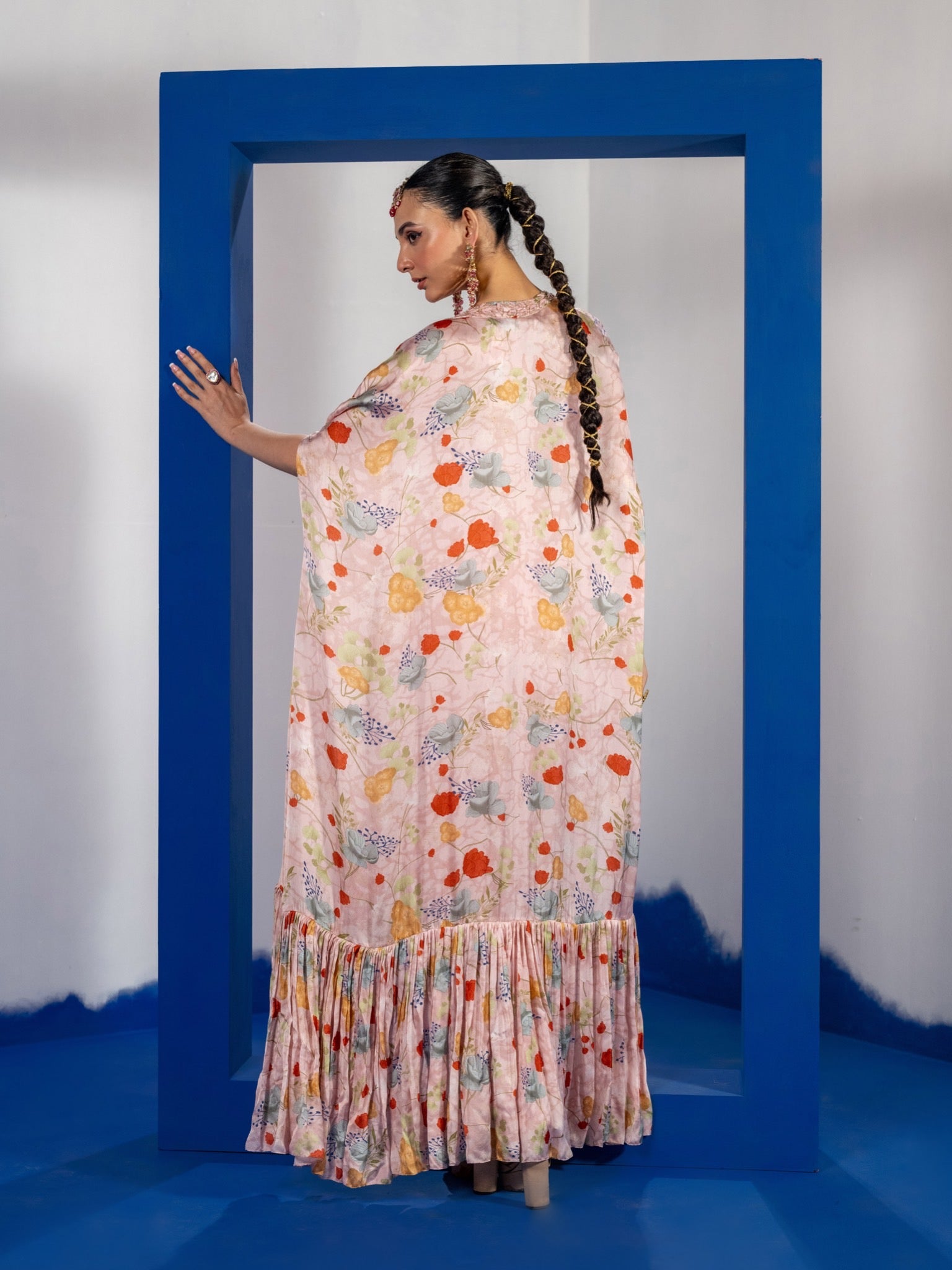 Gulmohar Drape Skirt Set