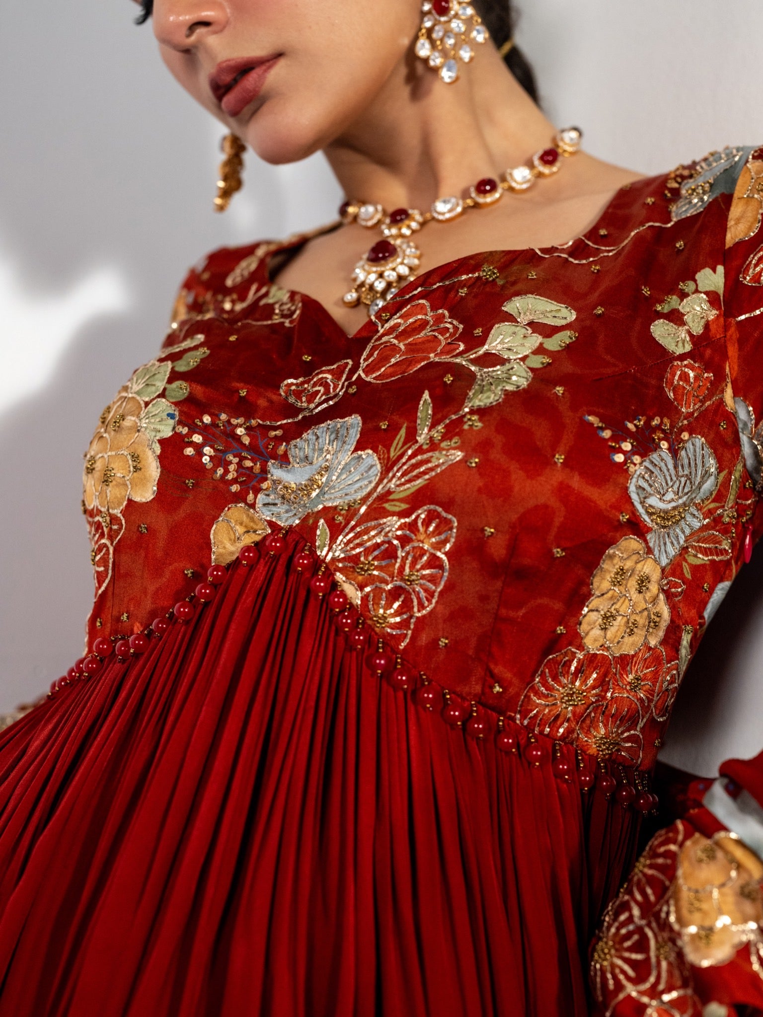 Noorani Anarkali with Dupatta