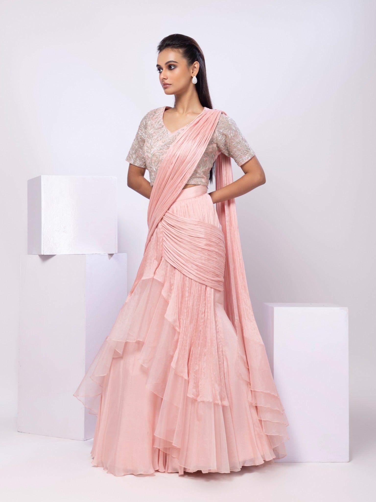 Siana Drape Saree Set