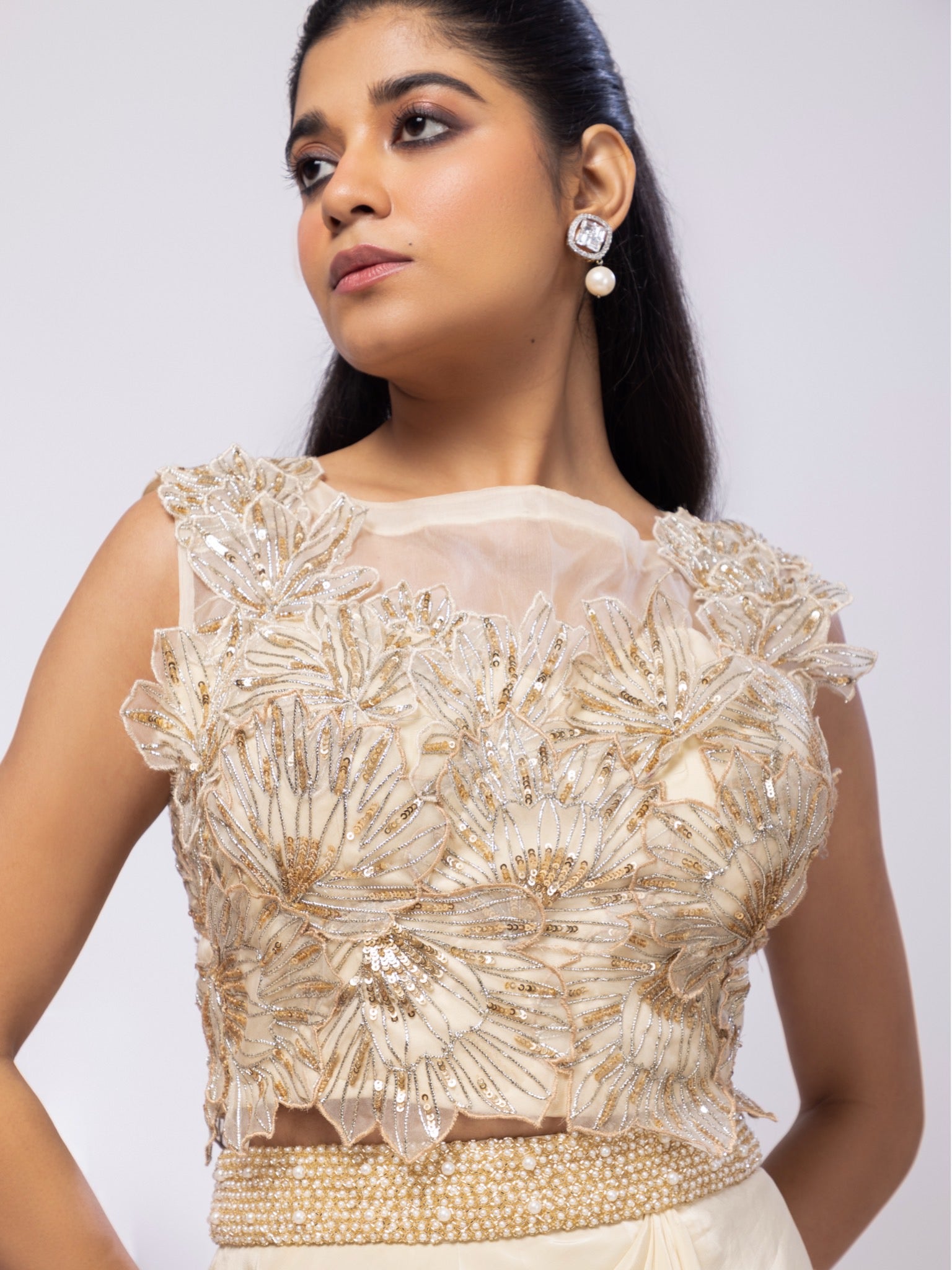 Arleth Drape Skirt Set