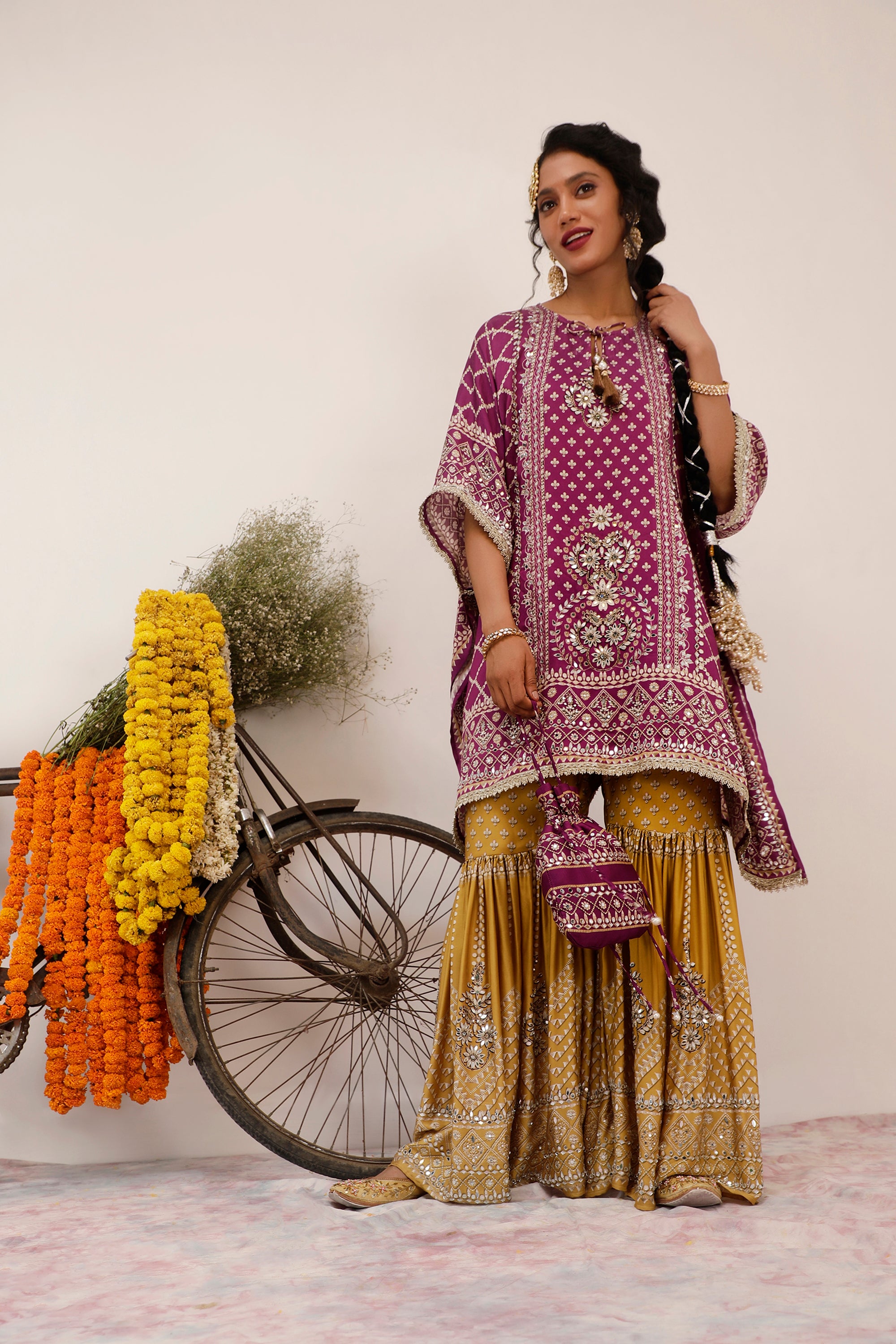 Aanchal Jain in Son Chidhaiya Kaftan Set