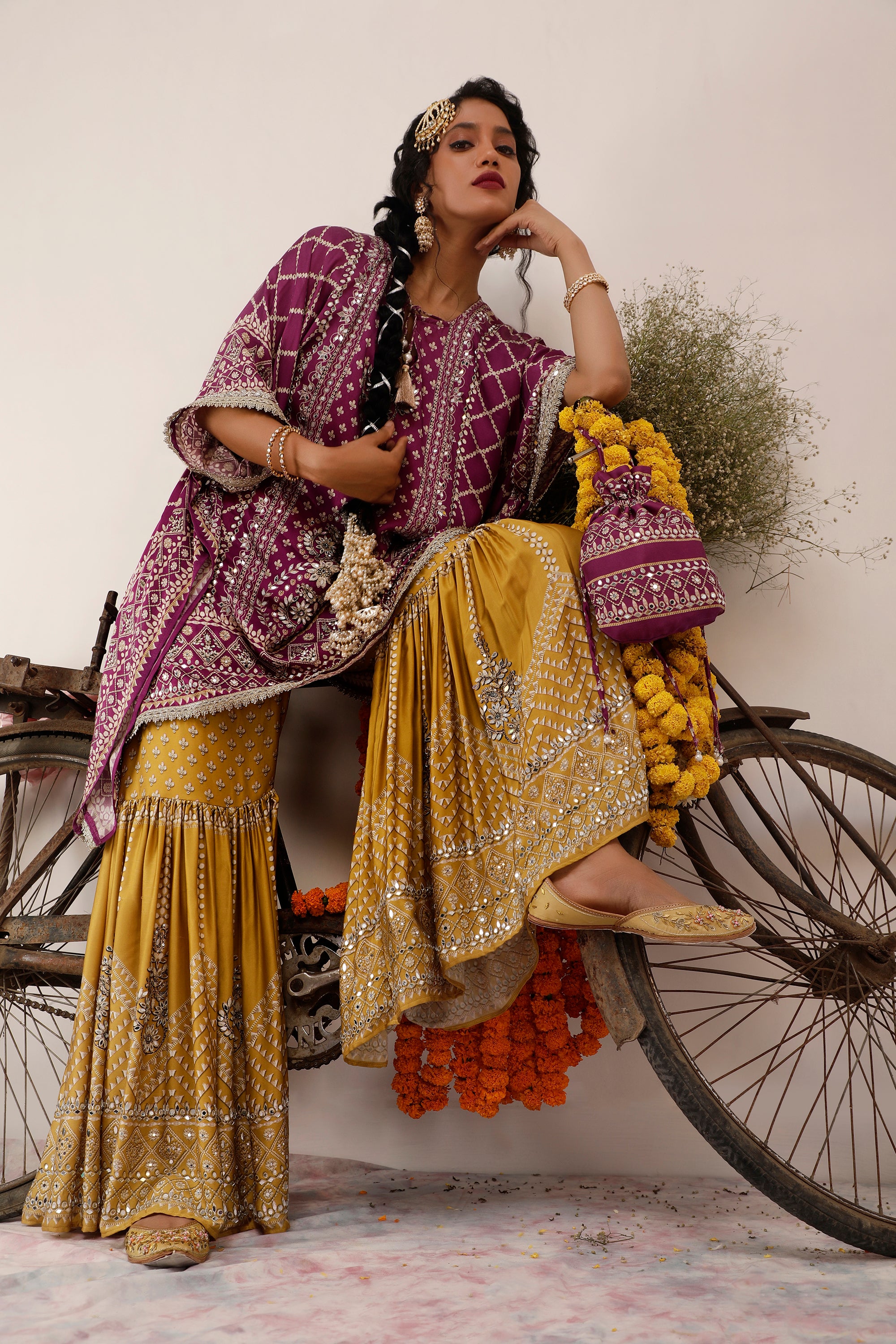 Aanchal Jain in Son Chidhaiya Kaftan Set