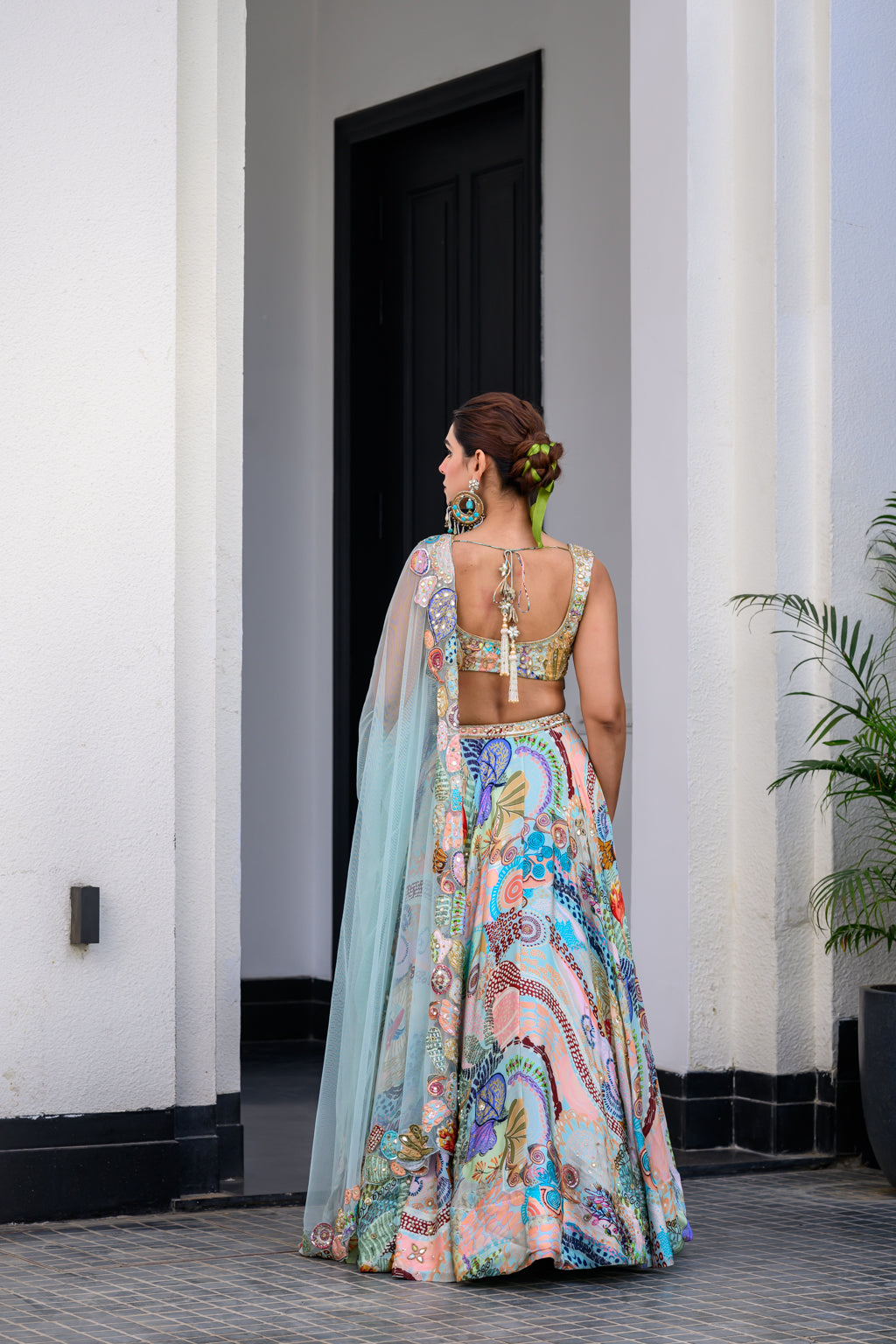 Gardenia Highlighted Lehenga Set