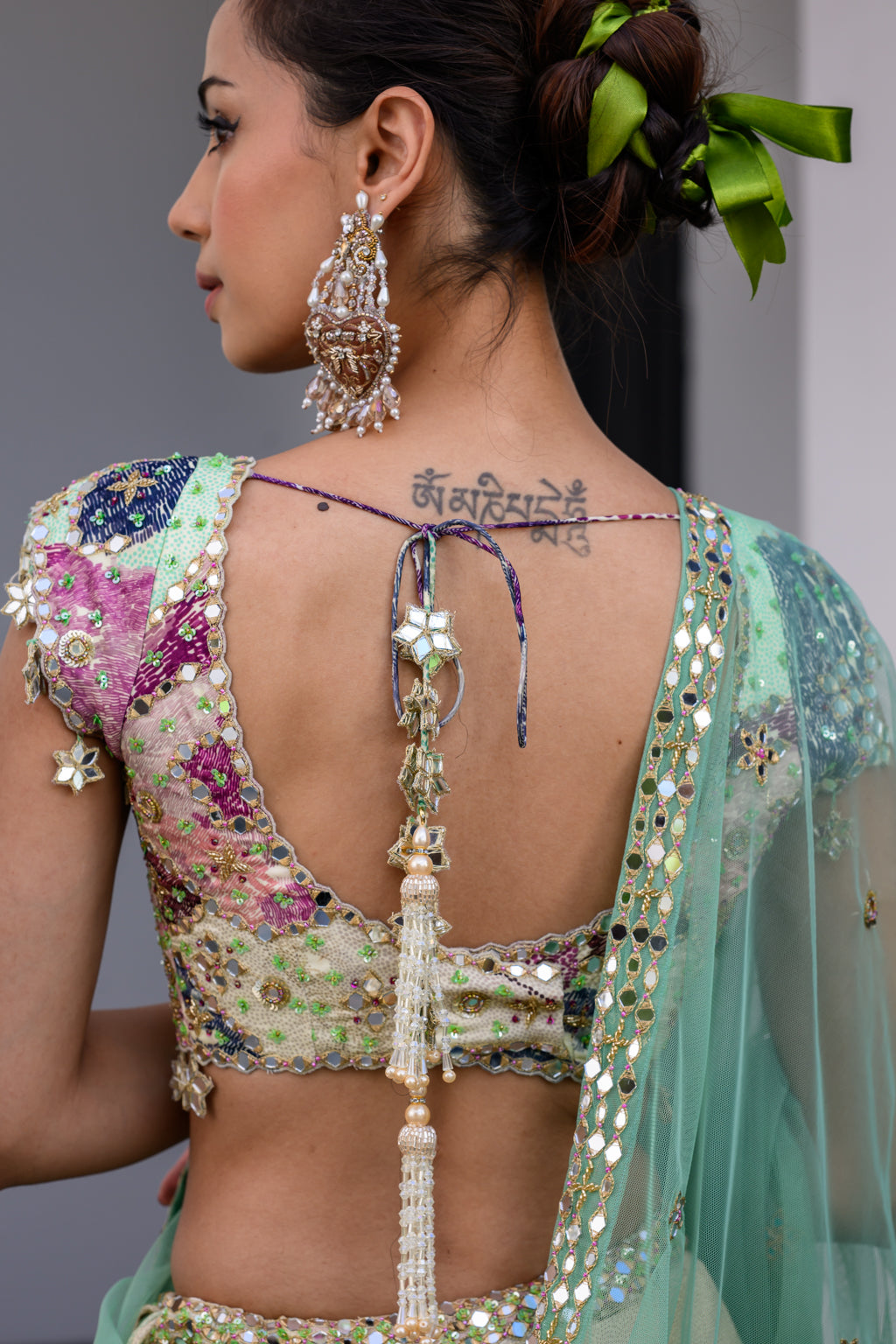 Hand Embroidered Lehenga Set