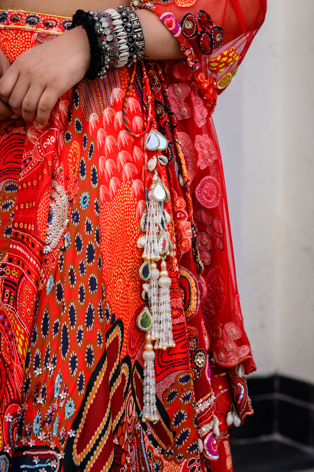 Dawn Lehenga Paidawn With Blouse And Applique Duppata