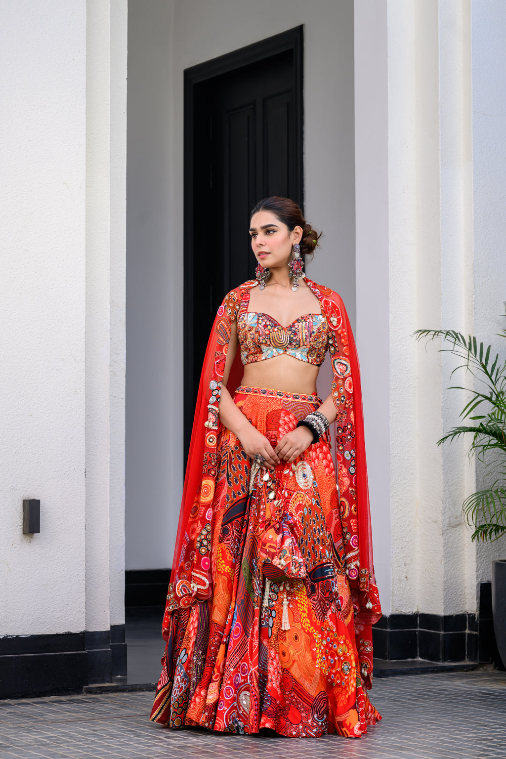Dawn Lehenga Paidawn With Blouse And Applique Duppata