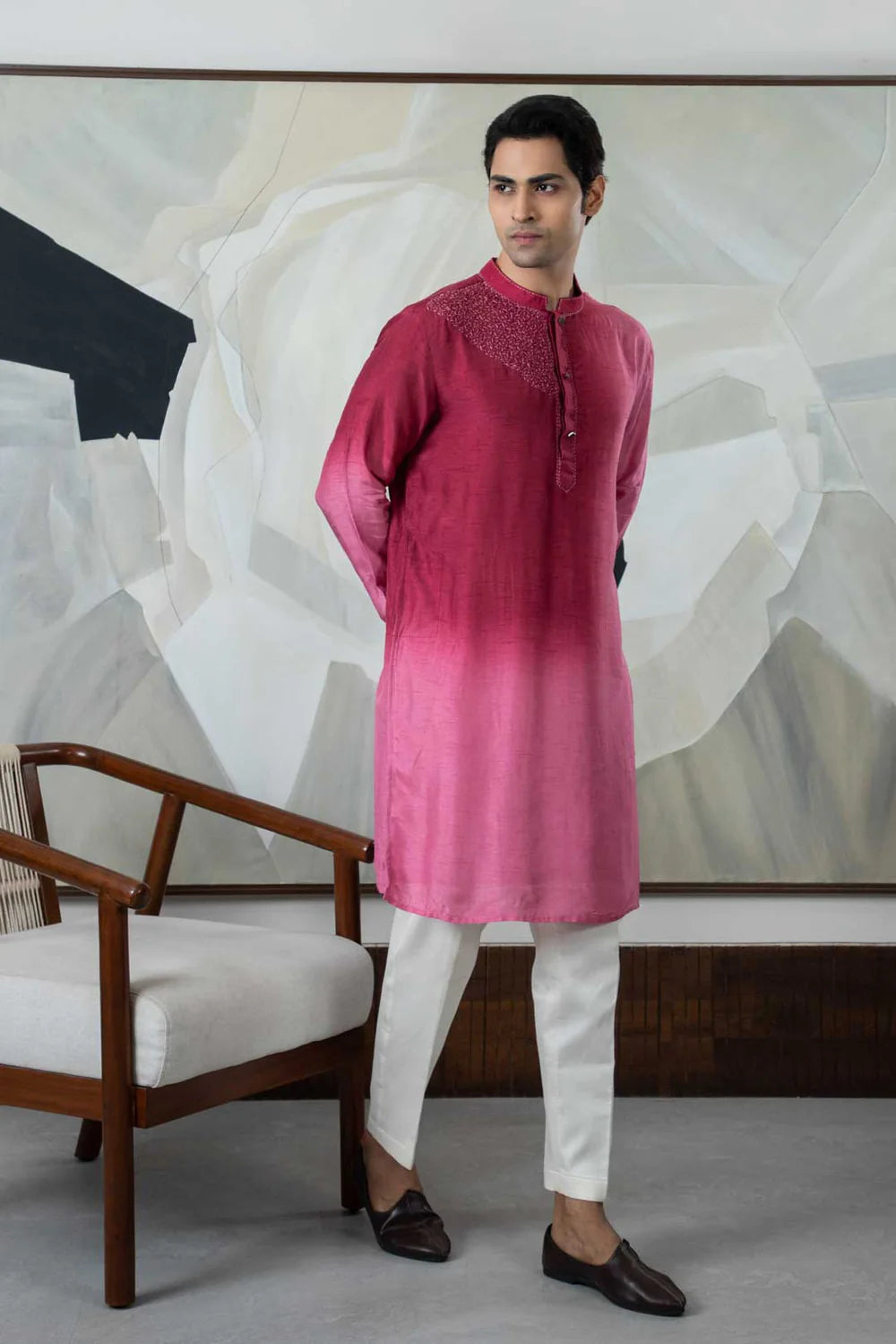 Carmine Kurta Set