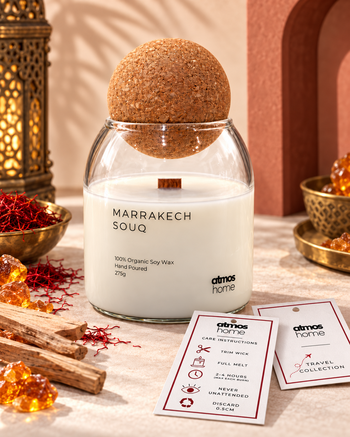 Marrakech's Souq Soy Candle