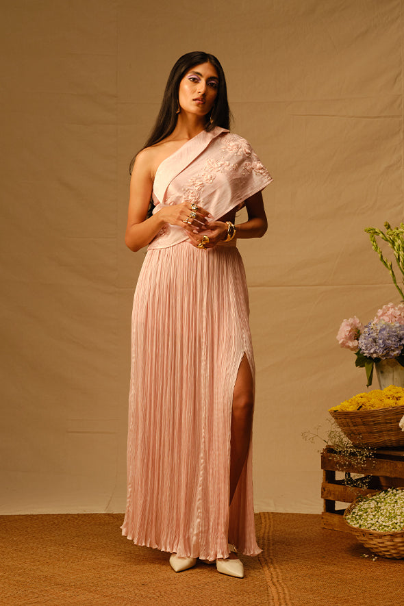 Peony Embroidered Set