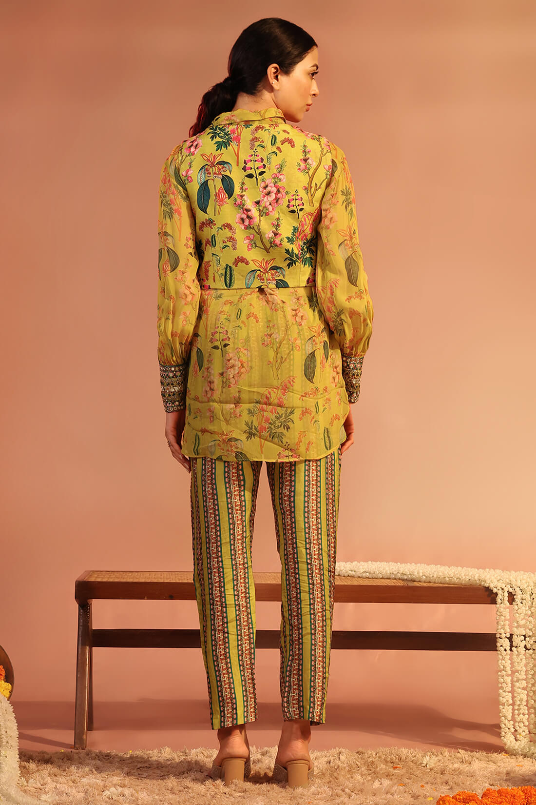 Tamaya Embroidered Kurta Set With Jacket