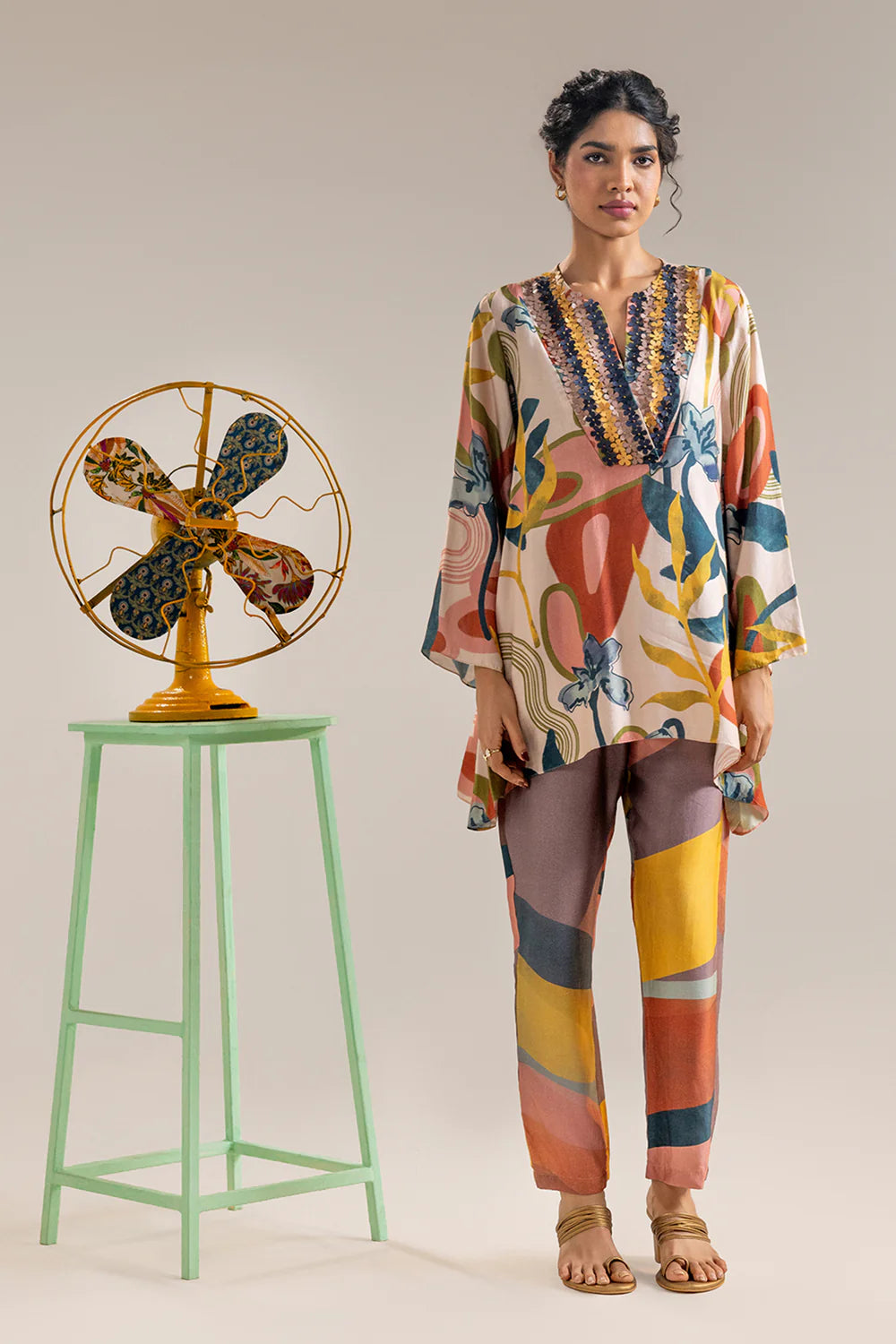 Flora Embellished Co-ord Set