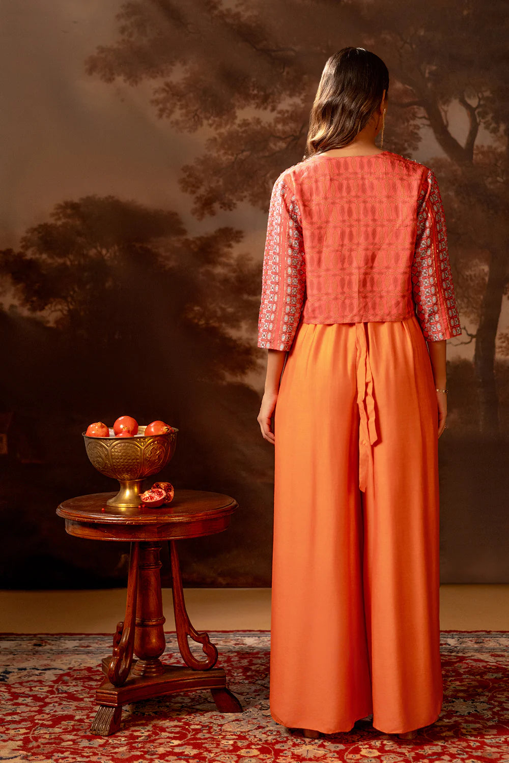 Orani Embroidered Jumpsuit Set