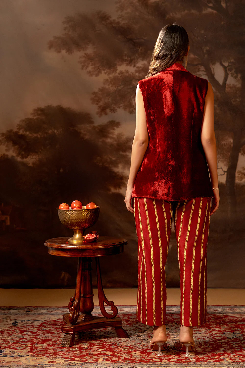 Aarani Embroidered Blazer Set