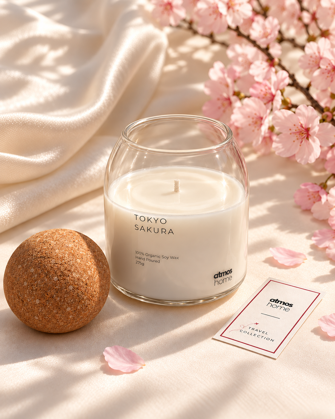 Tokyo's Sakura Soy Candle