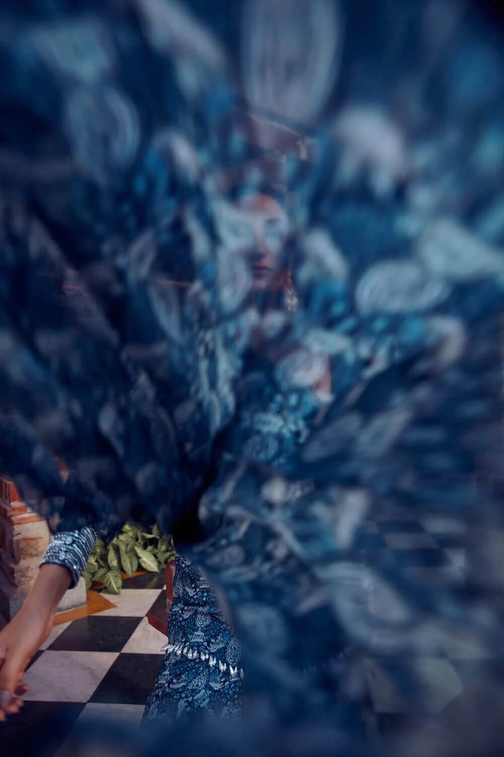 Mehak Bakshi in Aafreen Gharara Set with Sash & Belt