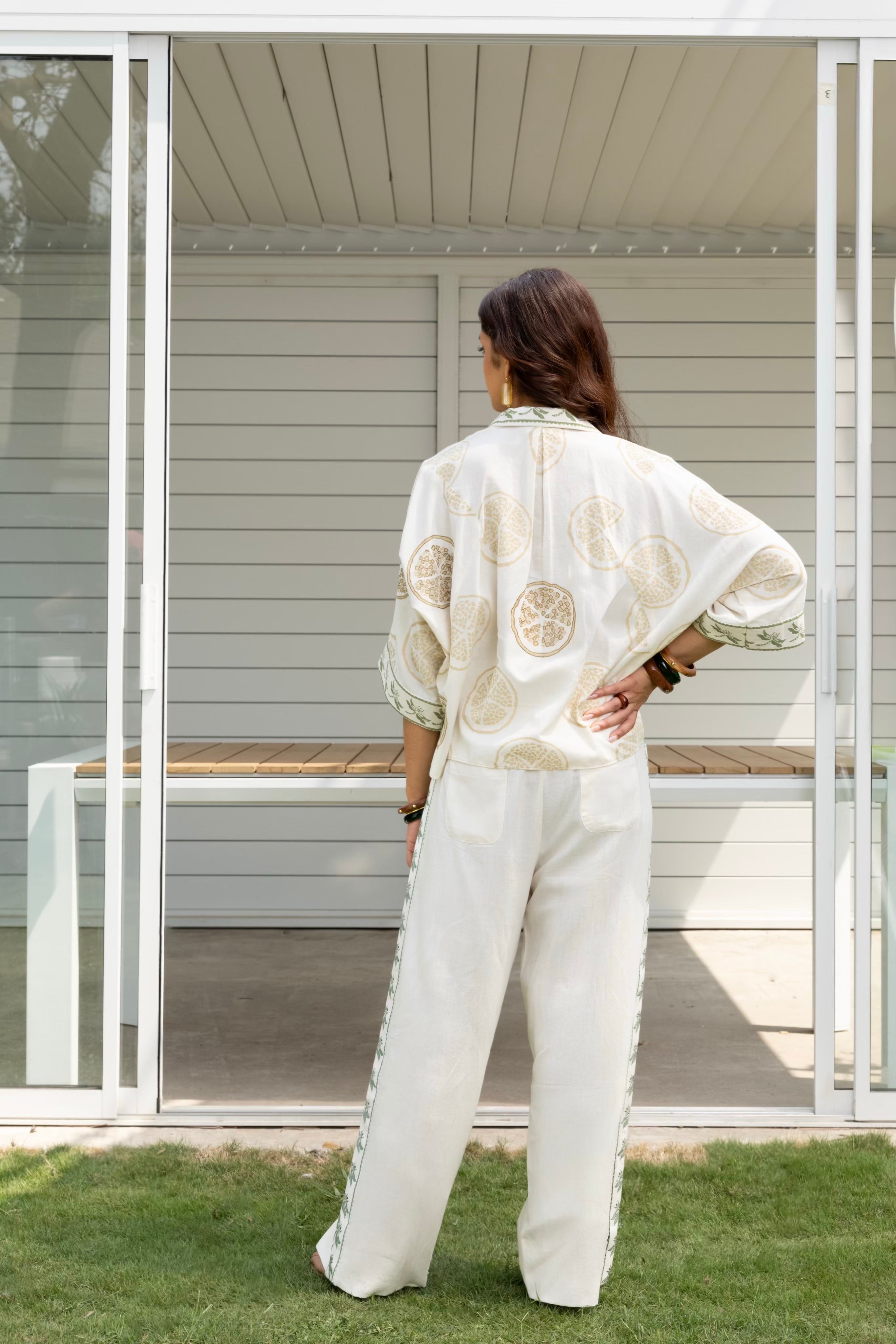 Boxy button down shirt