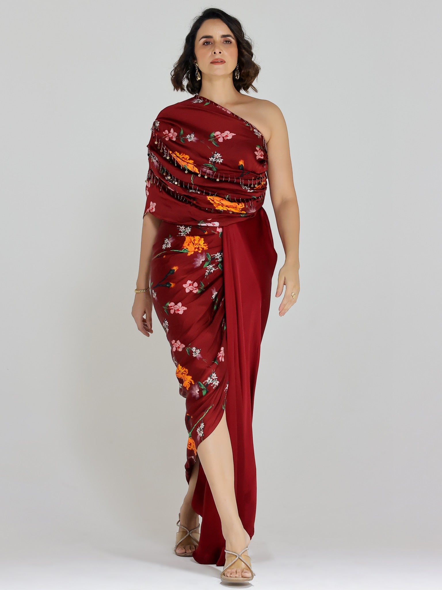 Scarlett One  Shoulder Gown