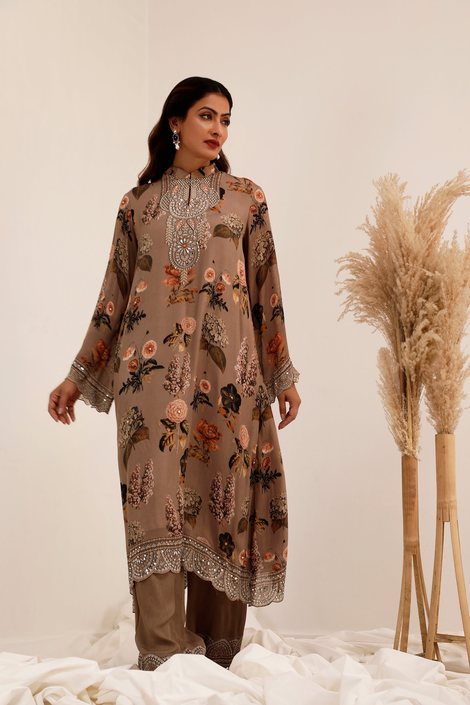 AAINA - A-LINE KURTA SET