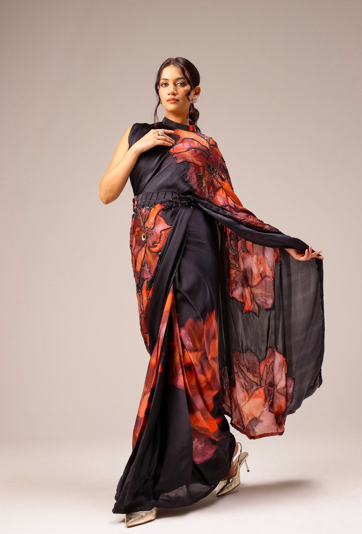 Sienna Collar Pallu Saree