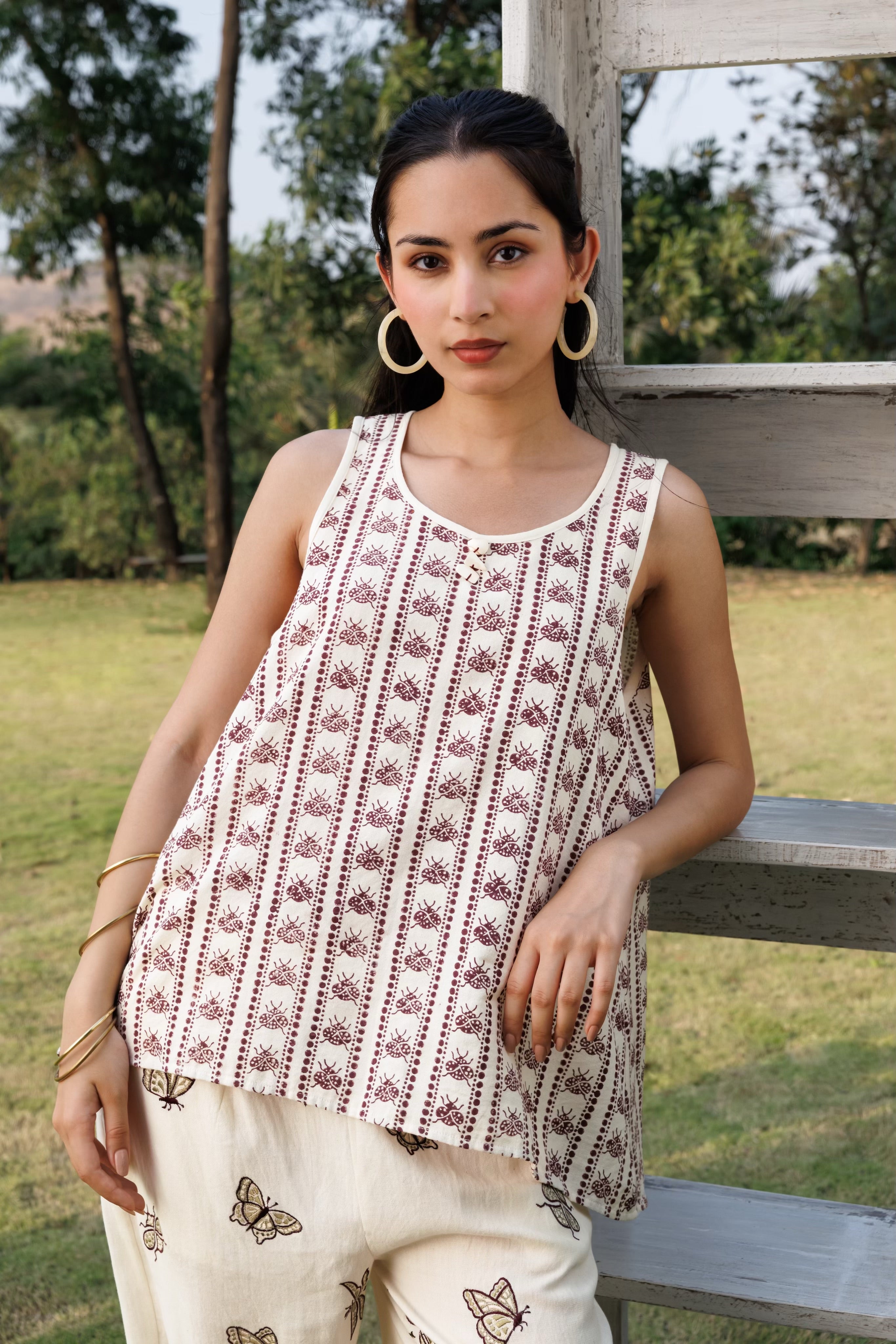 Oversized Tunic with Back Slit