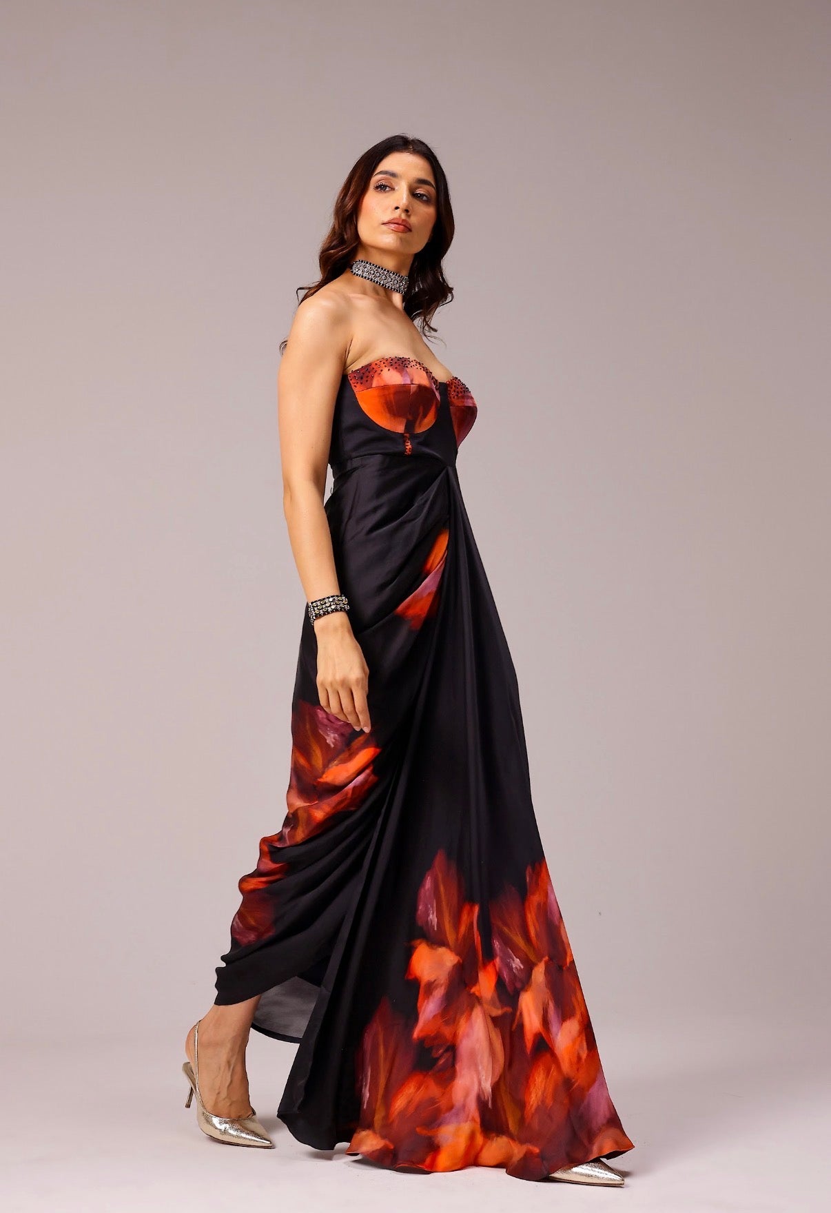 Sienna Draped Gown