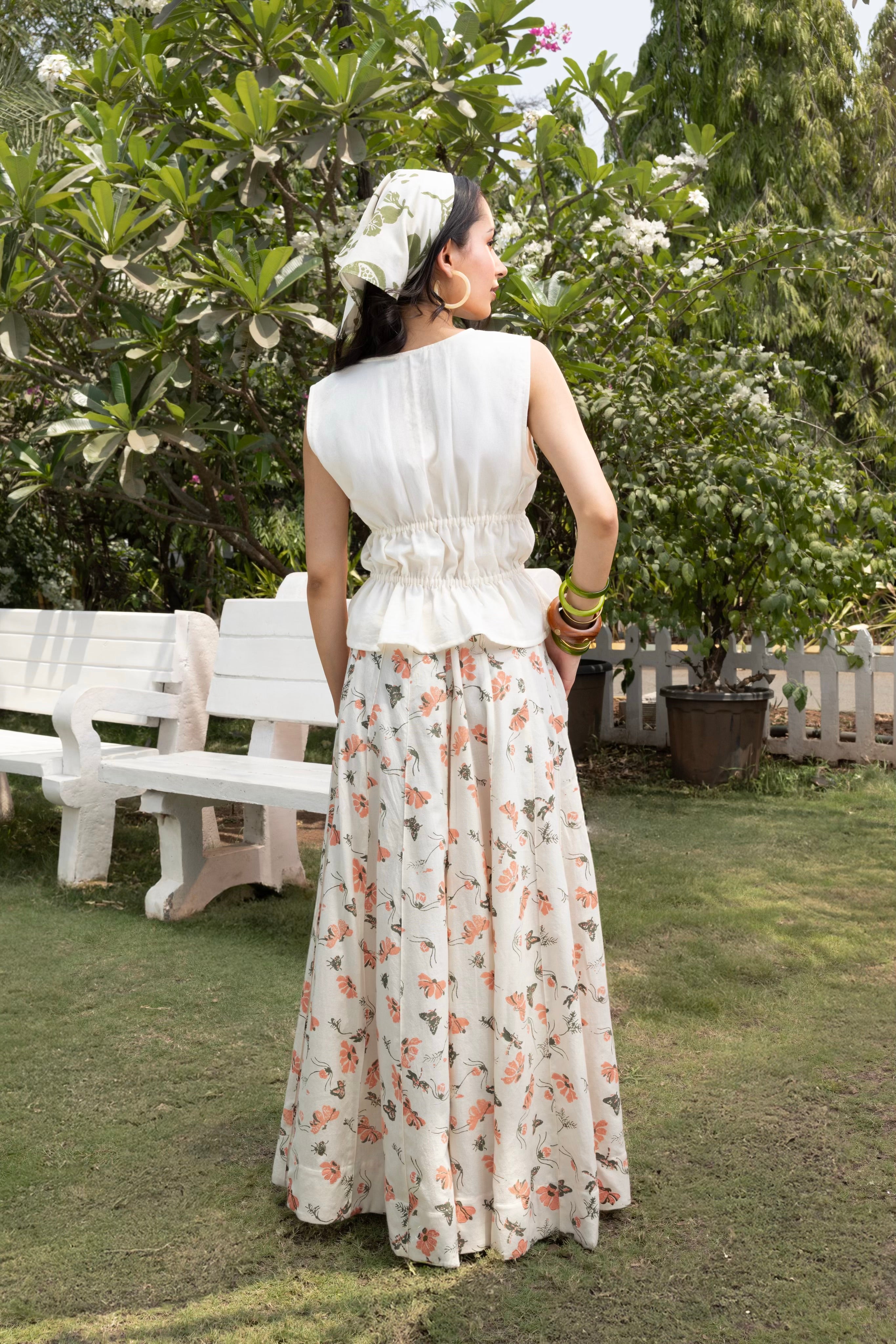 Organic cotton Front Tie-Up Top
