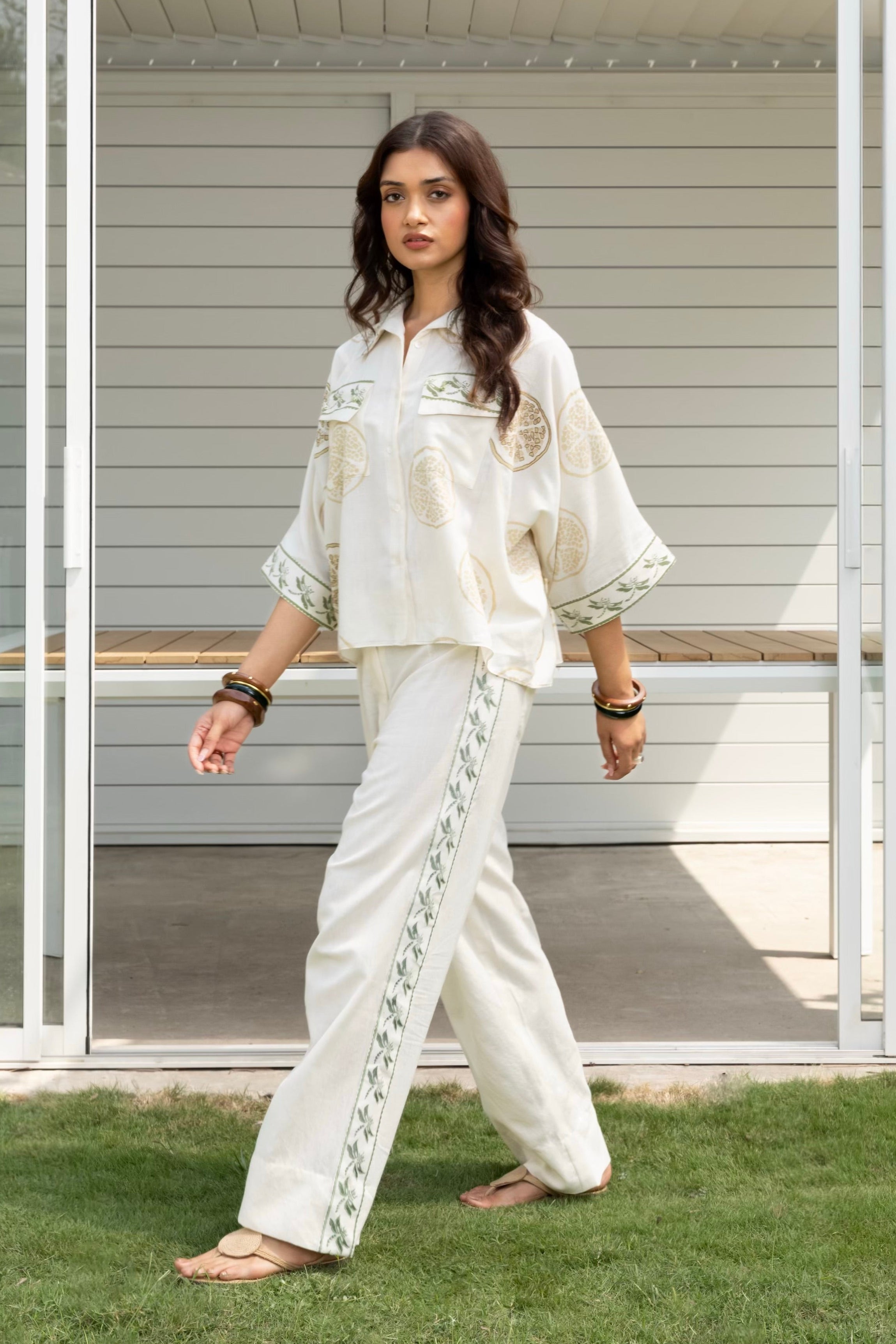 Boxy button down shirt