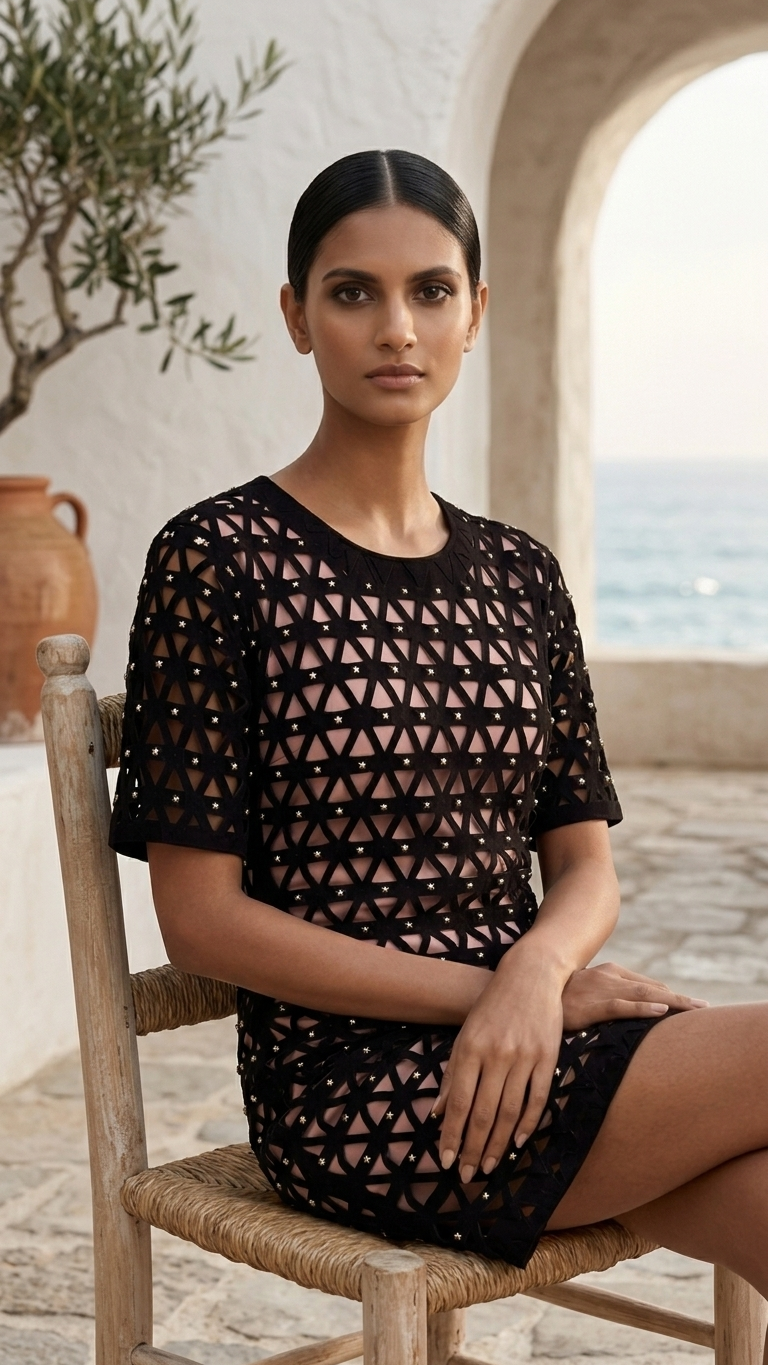 Max triangle dress & slip