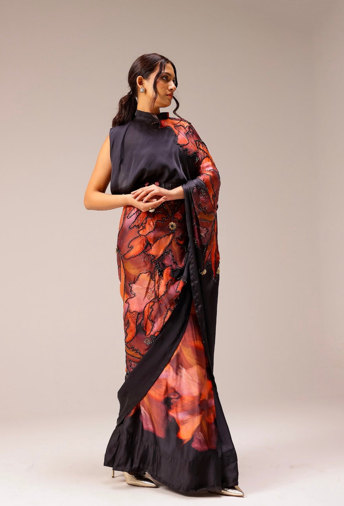 Sienna Collar Pallu Saree
