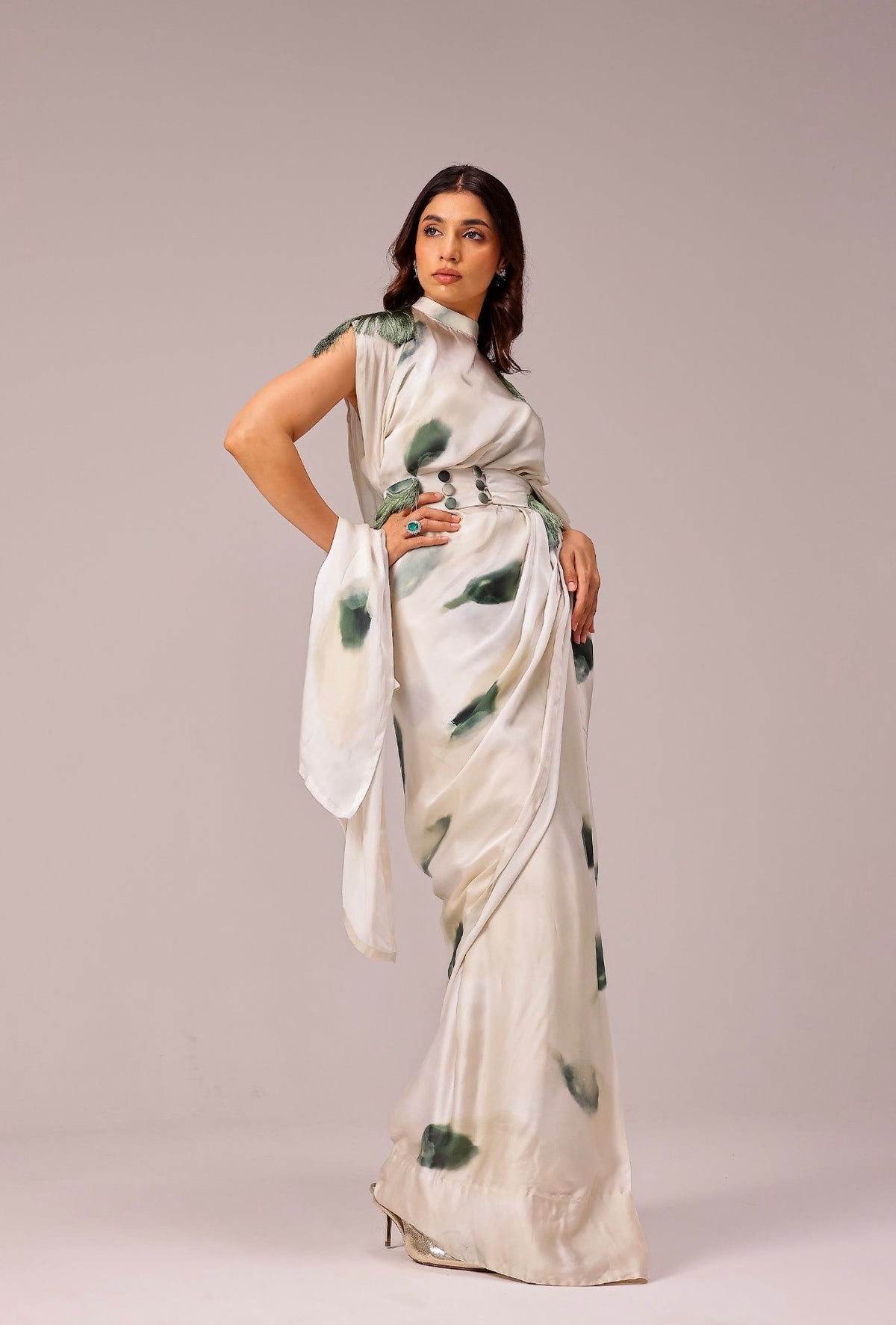 Magnolia Collar Pallu Saree