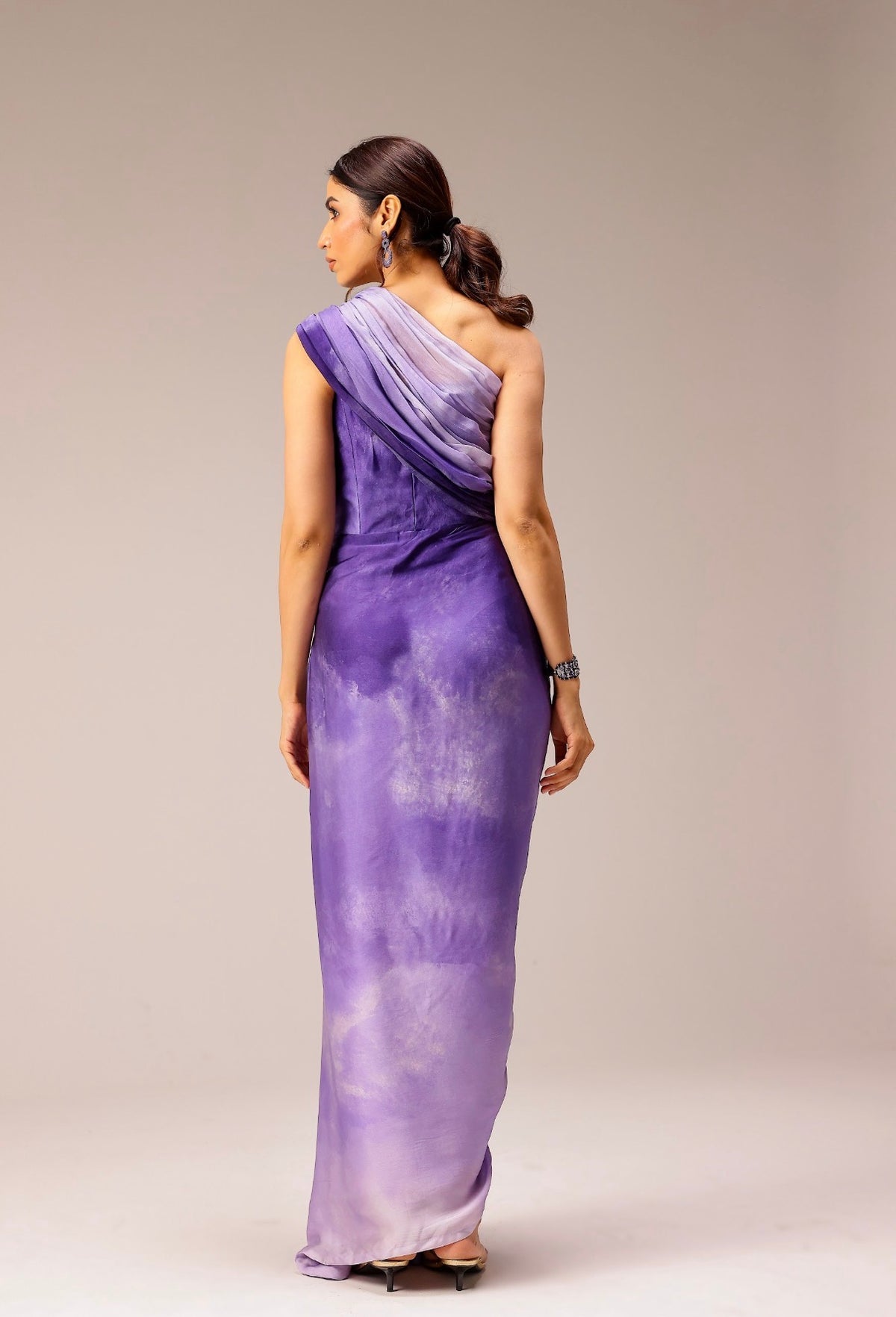 Iris One Shoulder Gown
