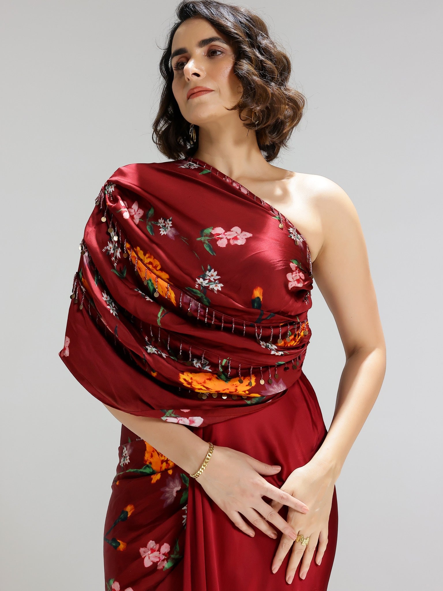 Scarlett One  Shoulder Gown