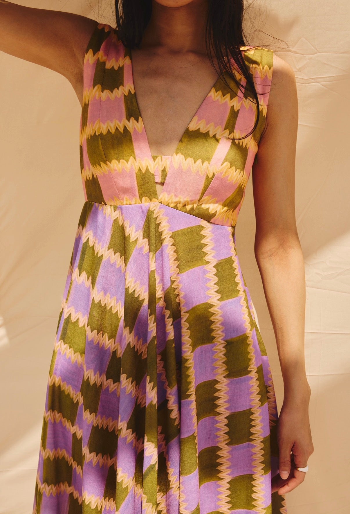Crazy Checks Dress