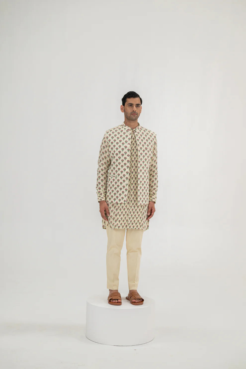 Rang 2.0 Cream Floral Bundi Set