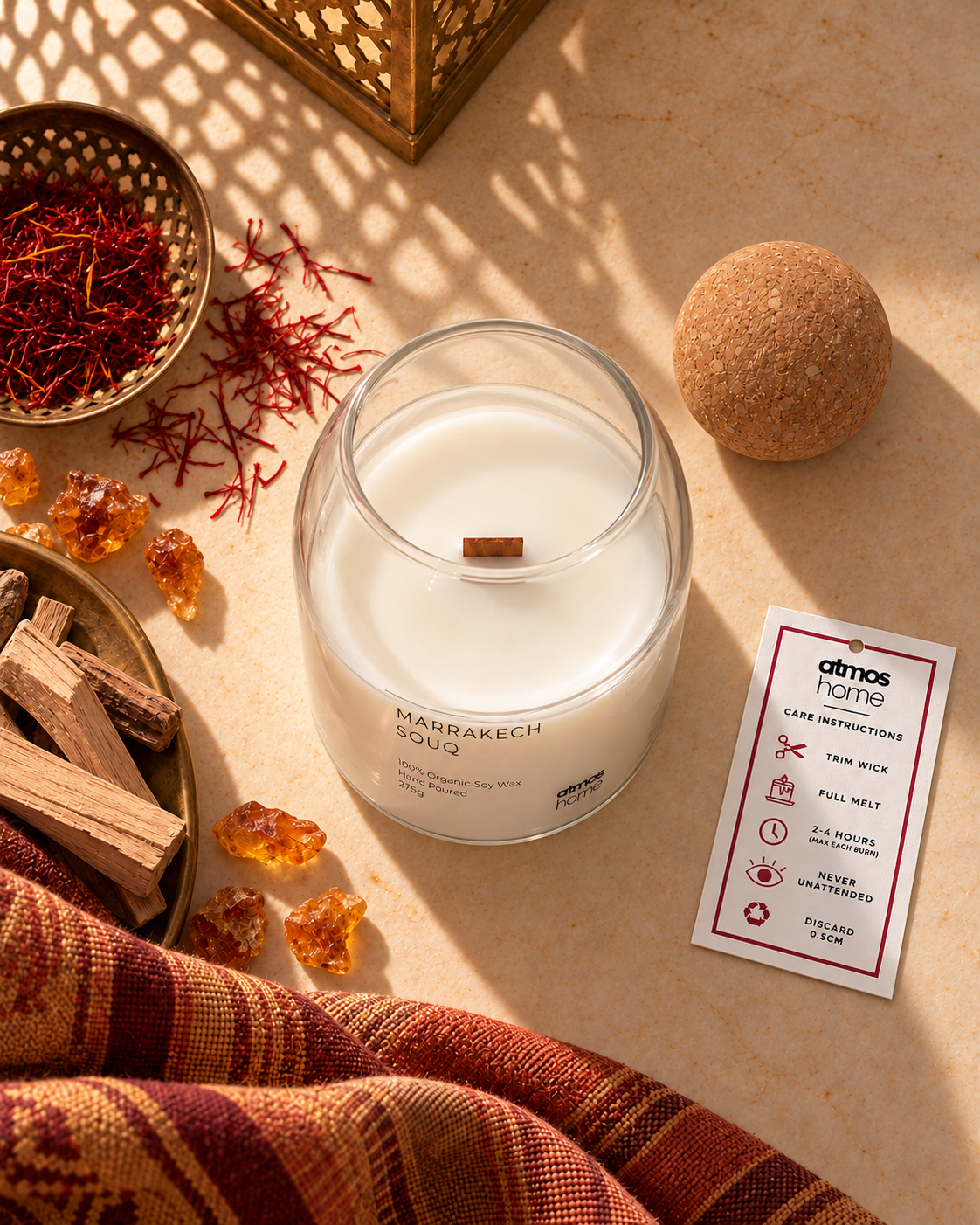 Marrakech's Souq Soy Candle