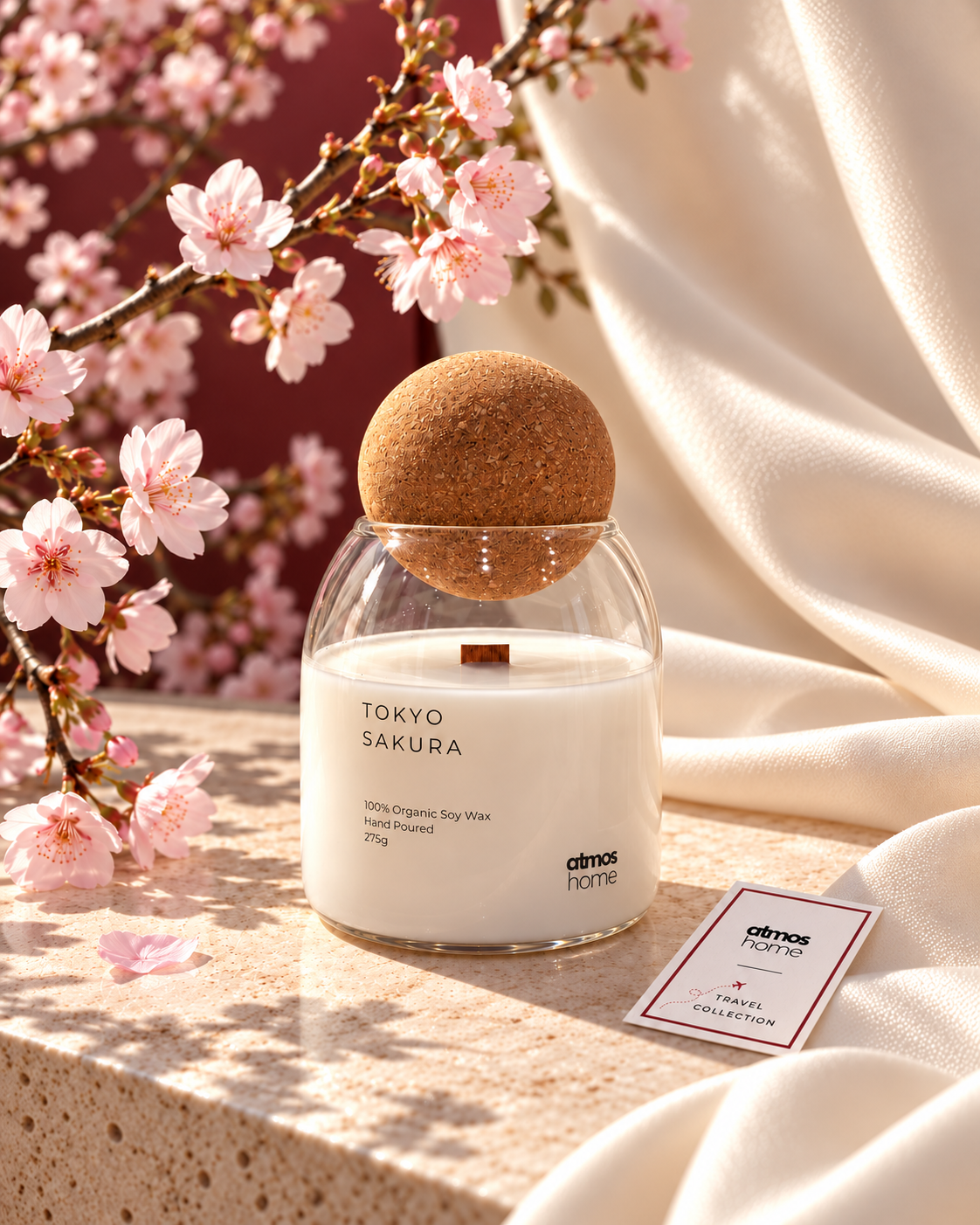 Tokyo's Sakura Soy Candle