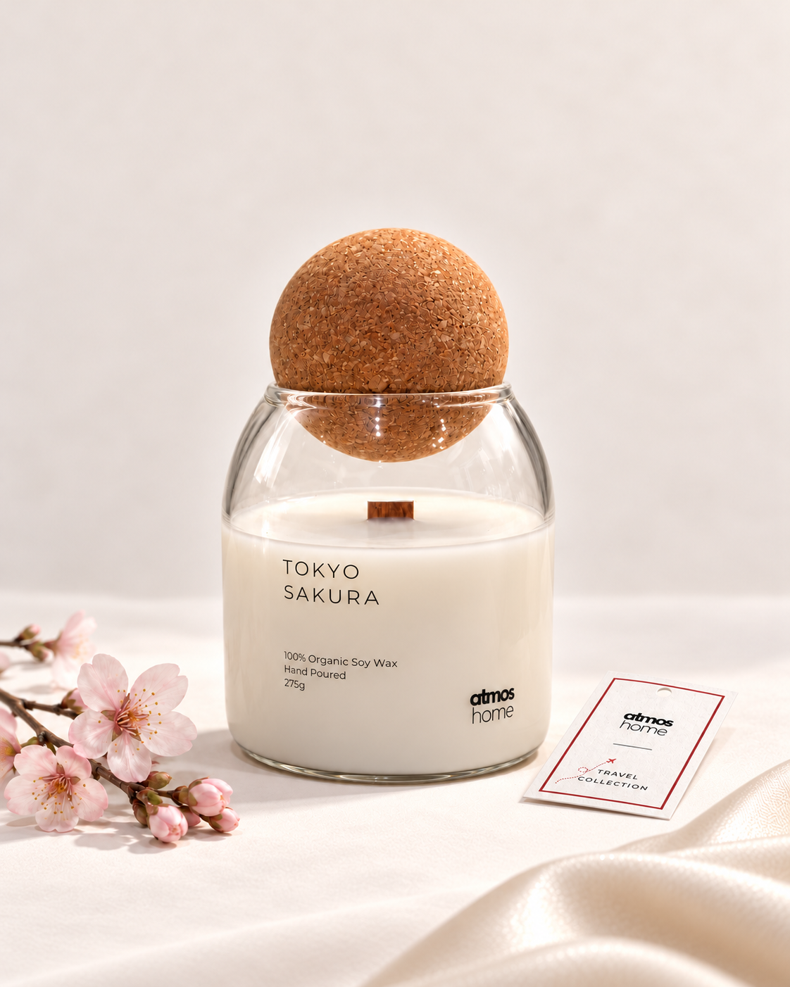 Tokyo's Sakura Soy Candle
